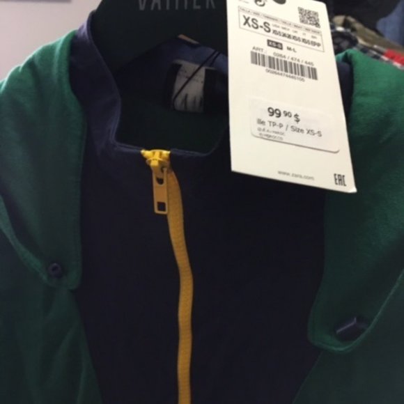 Zara Jacket Combination Trench Coat New With Tag - Picture 5 of 5